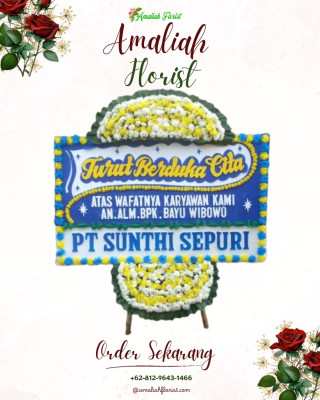 Papan Bunga Duka di Sudimara Pinang